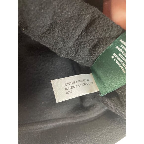 Lauren Ralph Lauren Womens Black Red Diamond Quilted Zip Fleece Jacket Sz 3X SKU - Picture 11 of 16